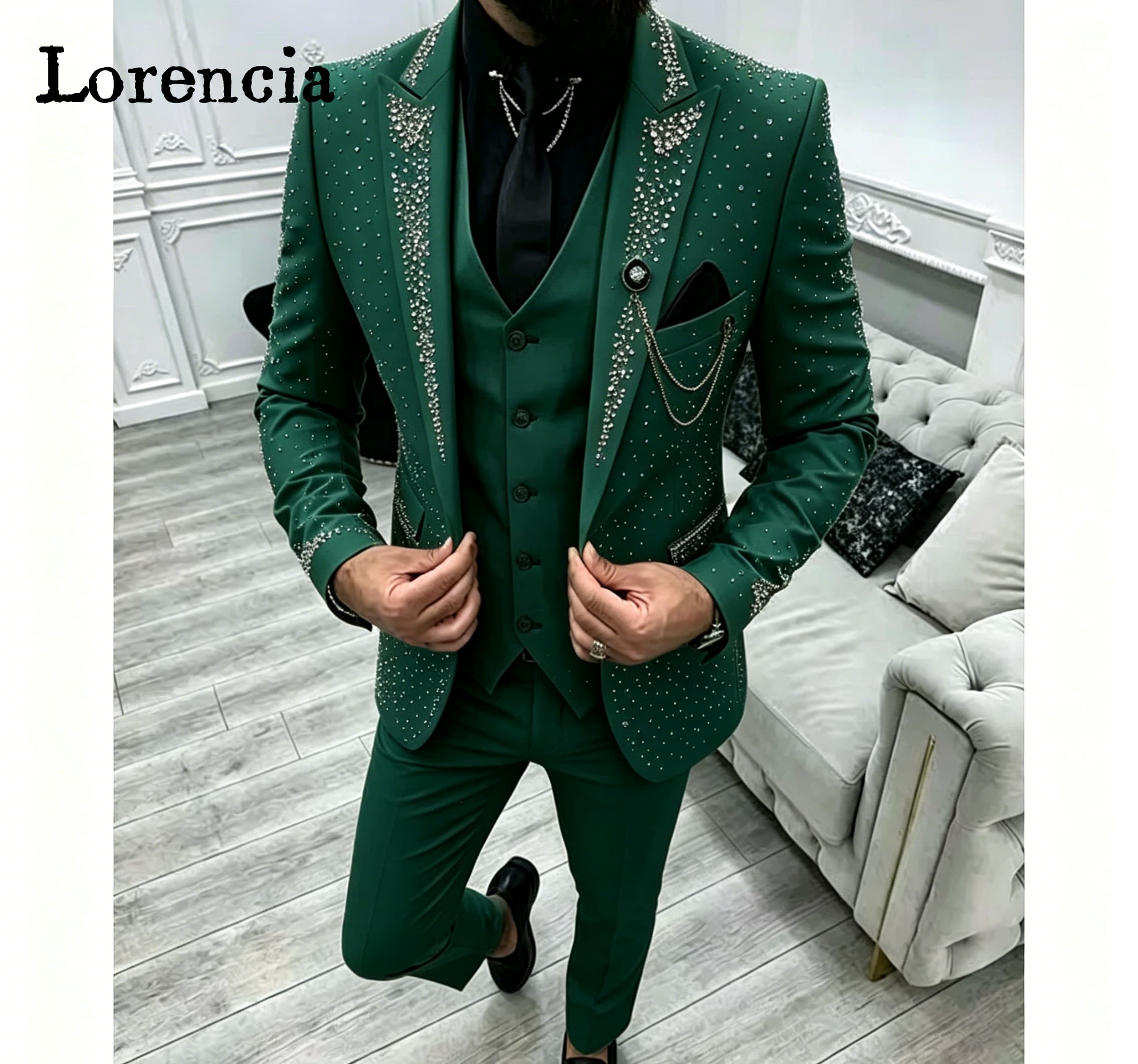 Elegant Formal Men'S Wear - Conjunto de trajes formales de lujo