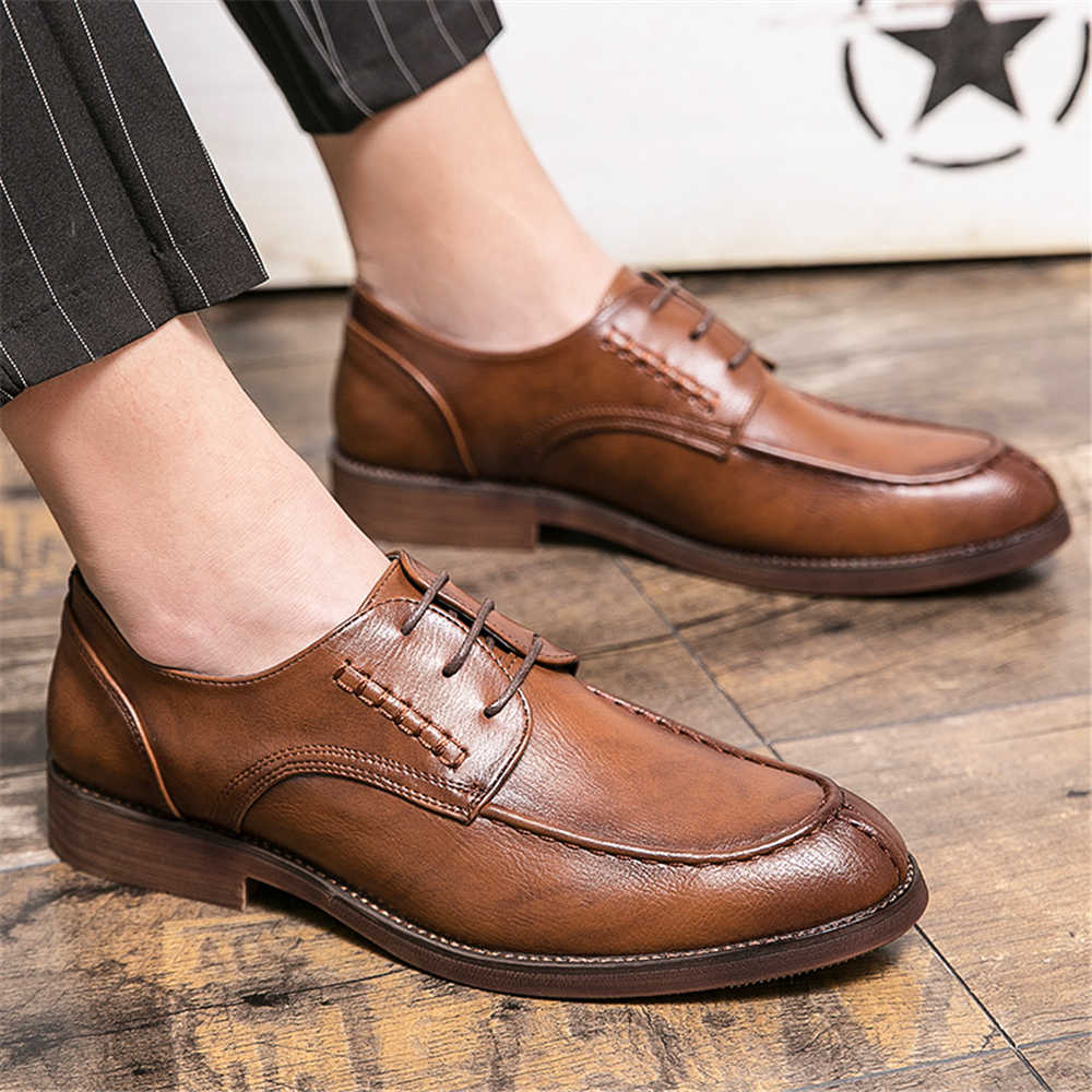 Elegant Formal Men'S Wear - Zapatos elegantes antideslizantes de gran tamaño