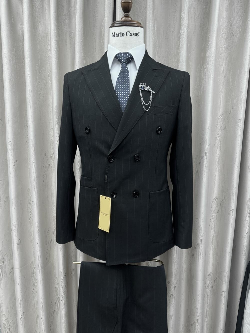Conjunto de traje a rayas para - Elegant Formal Men'S Wear reseña y precio