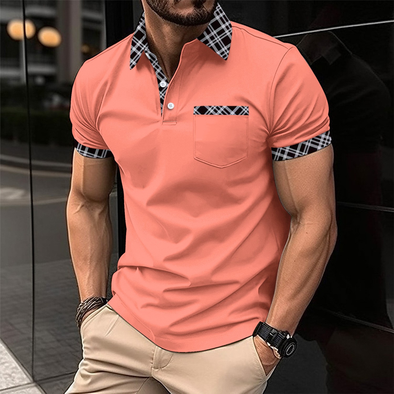 Camisa POLO informal y cómoda  - Men Formal Wear Combination reseña y precio