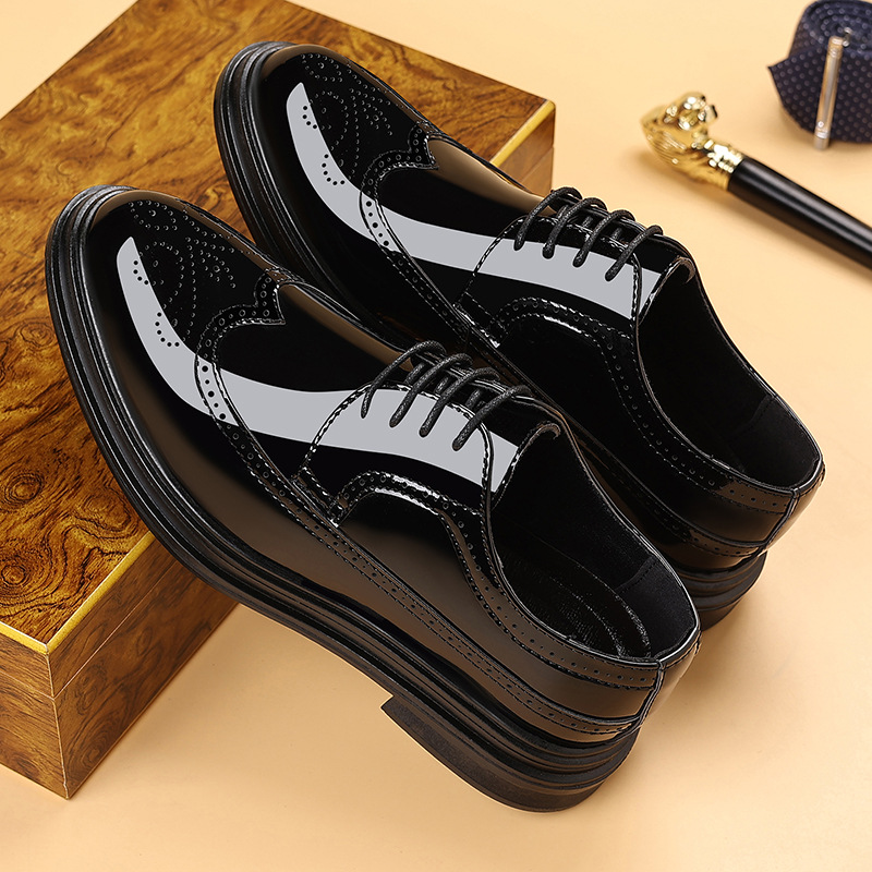 Zapatos de vestir de charol pa - Patent Leather Oxford reseña y precio