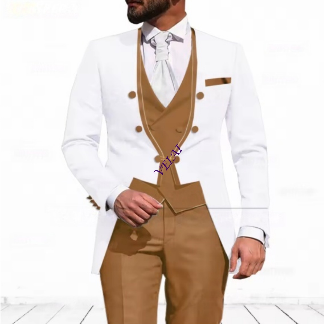 Traje de 3 Piezas Azul Cielo P - Elegant Formal Men'S Wear reseña y precio