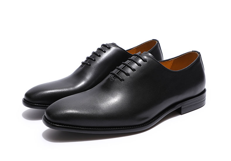 Zapatos Oxford de cuero genuin - Men'S Luxury Formal Wear Brands reseña y precio