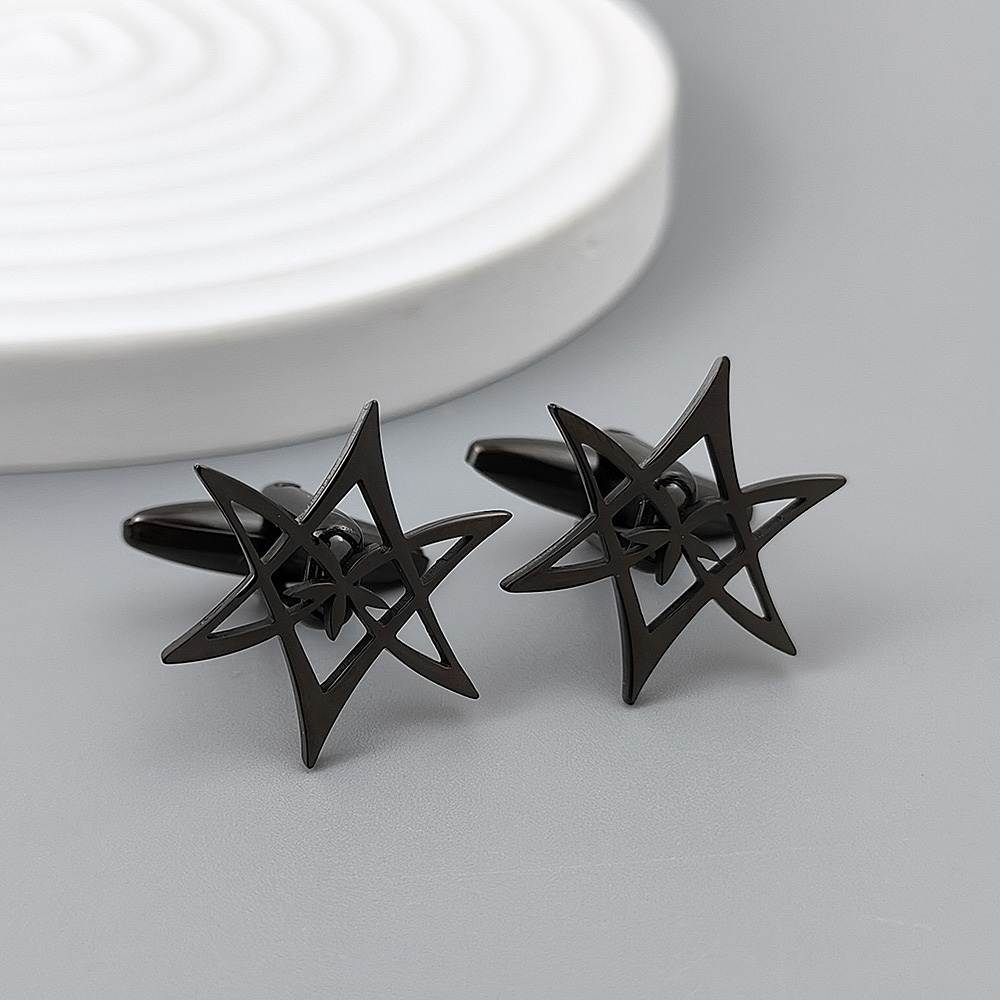 Gemelos de estrella Hexagonal  - Men'S Gothic Formal Wear reseña y precio