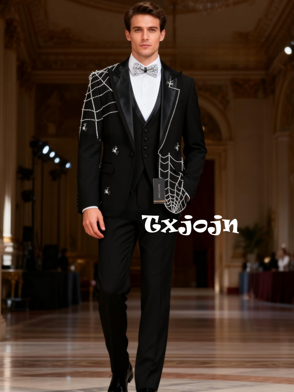 Trajes elegantes de lujo con c - Elegant Formal Men'S Wear reseña y precio