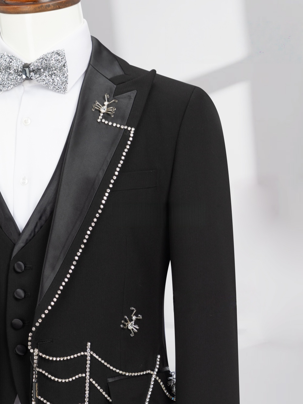 Trajes elegantes de lujo con c - Elegant Formal Men'S Wear reseña y precio