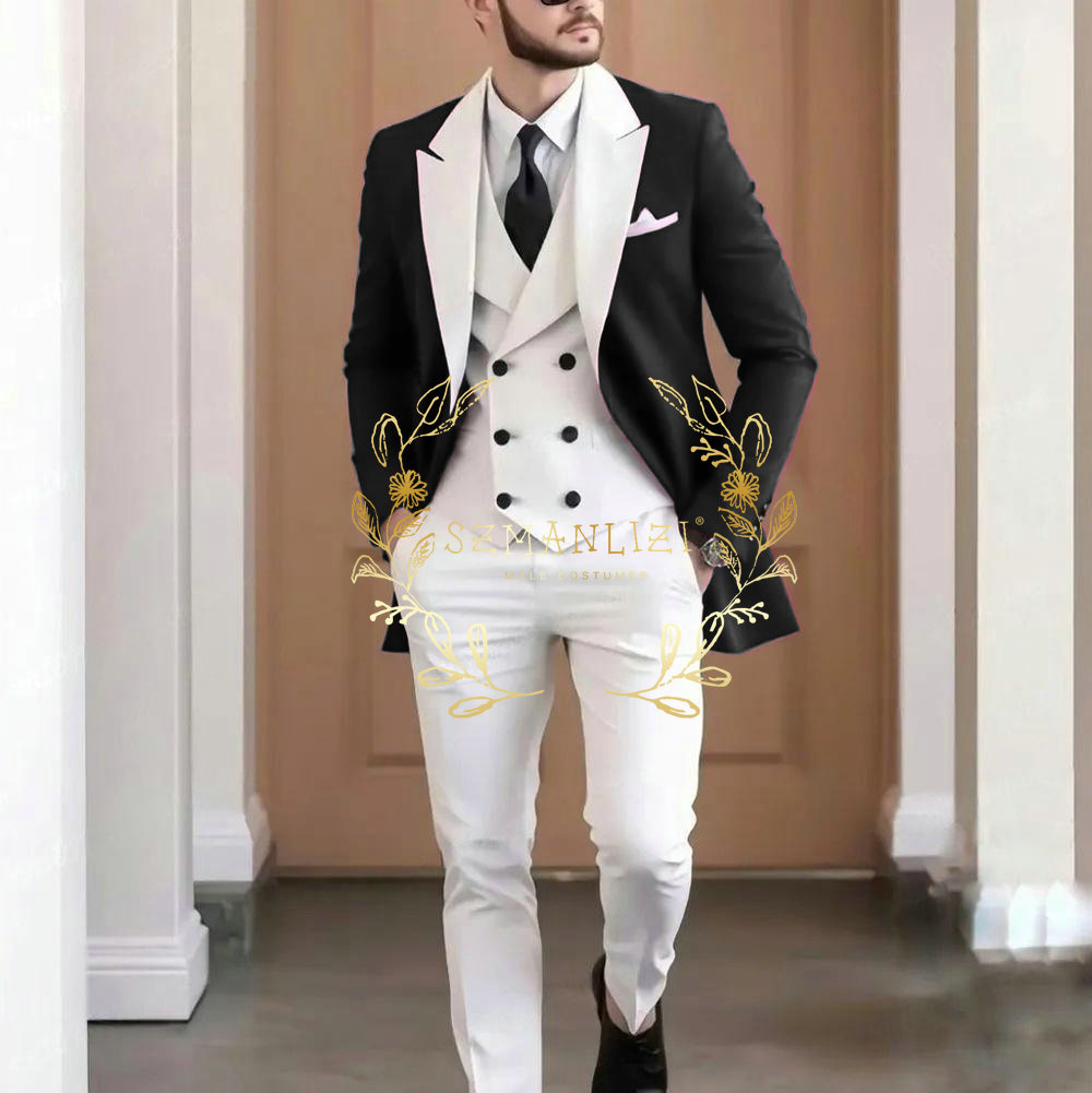 Traje elegante de 3 piezas col - Elegant Formal Men'S Wear reseña y precio