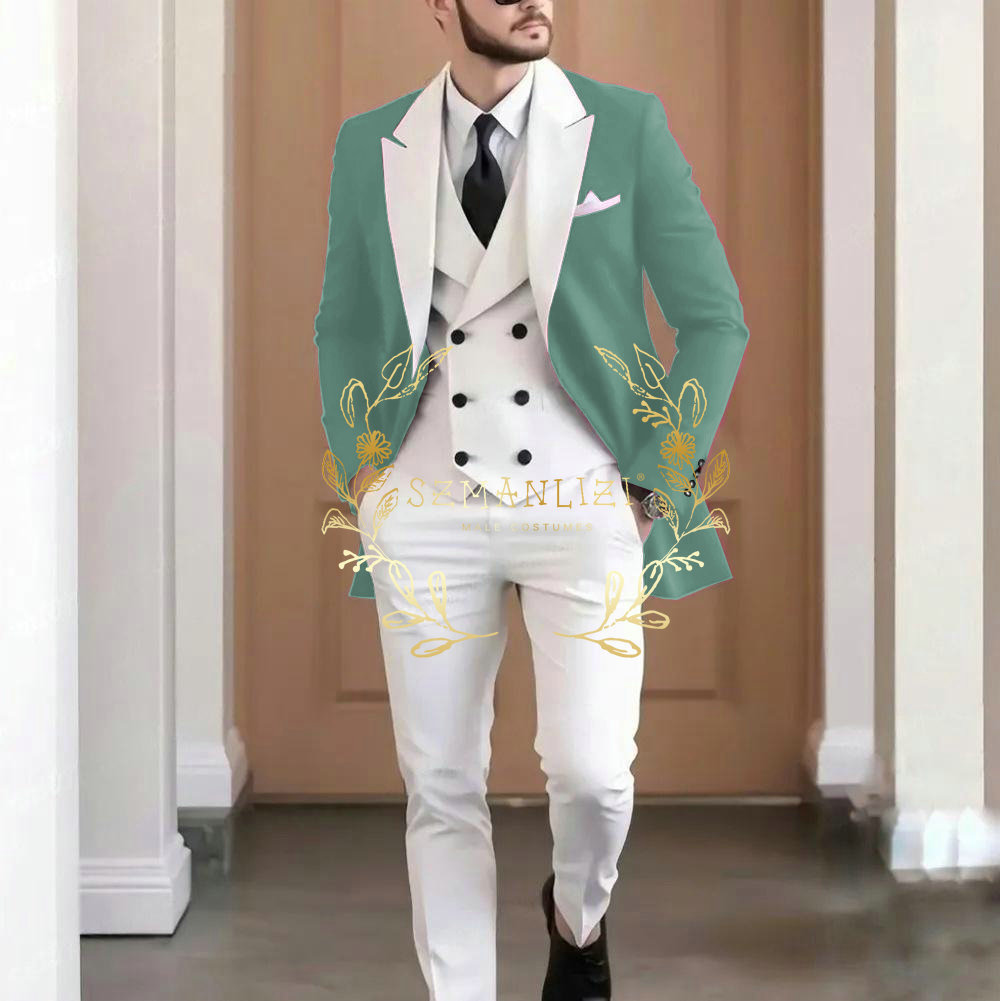 Traje elegante de 3 piezas col - Elegant Formal Men'S Wear reseña y precio