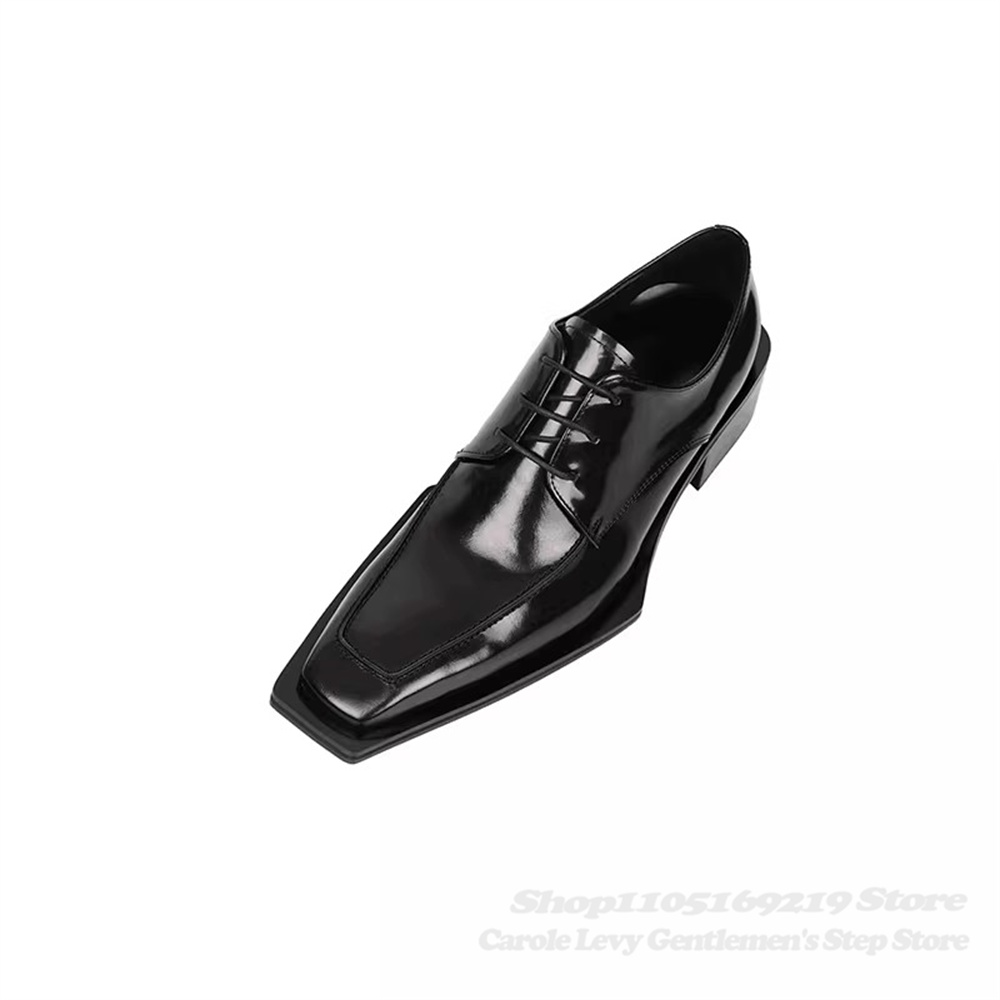 Zapatos Derby de charol negro  - Patent Leather Oxford reseña y precio